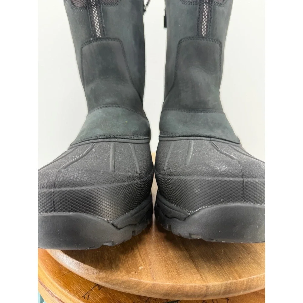 LL Bean Mens Storm Chaser Chelsea‎ Boots 5 Zip Black Waterproof 290588 10.5M